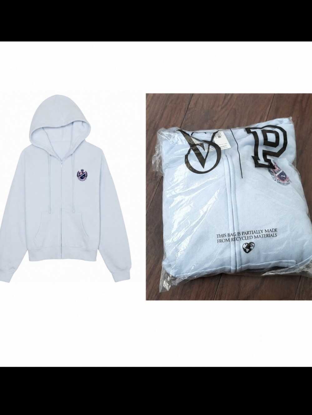 New Victoria's secret Ivy Fleece Campus Full-Zip Hoodie